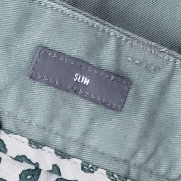 Bonobos Mens Light Green Flat Front Original Slim Chino Pants 36 x 32 - Picture 9 of 9